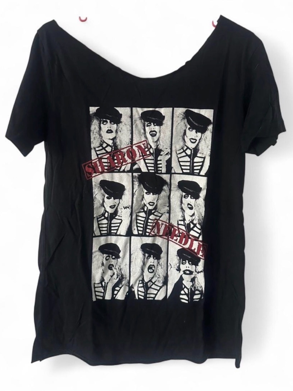 Black Sharon Needles tee